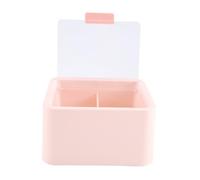 Kznifmk Boîte Aveugle Présentoir de Rangement Figurine Vitrine Acrylique Vitrine Poupées Vitrine Décoration de Table Boîte de Rangement Rose