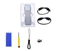 Kznifmk Boîtier M.2 en Alliage D'Aluminium, Interface USB 3.2 de Type C, 10 Gbps, Compatible avec Le Protocole NVMe JMS583, avec Pièces D'Accessoires D'Ordinateur à Double Câble