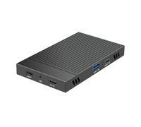 Kznifmk Boîtier SSD M.2 2230 Enclos NVMe M.2 Station d'accueil SSD 10 Gbps Double Baie en Aluminium pour PC et Portable