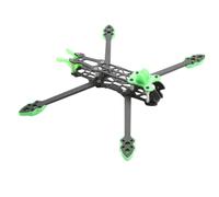 Kznifmk Cadre de Déplacement de 225 Mm, Cadre de Vol Longue Distance, Accessoires de Machine de Déplacement Télécommandé Vert avec Impression