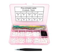 Kznifmk Connecteurs SH1.0 et Câbles Pré-Sertis SH1.0mm pour Contrôleur de Vol de Drone FPV de 15 cm