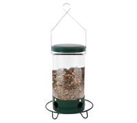 Kznifmk Conteneur à Oiseaux de Jardin Rotatif Suspendu, Outil d'alimentation pour Oiseaux, Cage à Oiseaux en Fer Forgé, Mangeoire pour Oiseaux D'Extérieur 1 Pièce
