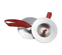 Kznifmk Cymbales à Doigts Finger Zills Finger Instrument de Musique Danse Du Ventre Finger Dancing pour Danseur Paire Argent