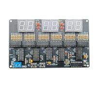 Kznifmk DC 4,5 V-5,5 V 6 Bits Kit D'Horloge à Circuit Numérique Horloge Électronique Enseignement et Formation Production de Soudage Bricolage Pièces de Rechange Accessoires