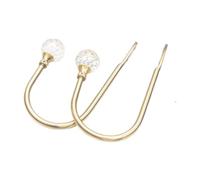 Kznifmk E Métal Manilles en Forme de U Accessoires de Fenêtre Retenue de Rideau Attaches Murales Crochets Cintre Remplacement de