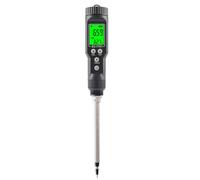 Kznifmk EC-7701 Compteur EC de Sol Intelligent 0,0-10,0 Ms/cm Testeur de Sol Enregistreur de Données Analyseur de Température pour Plantation Hydroponique Jardin Installation Facile Facile à U