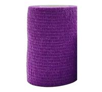 Kznifmk Élastique Auto-Adhésif Sport Violet pour Coussinets de Soutien du Genou, Doigt, Cheville, Paume