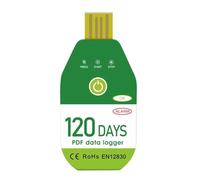 Kznifmk Enregistreur de Données de Température USB Enregistreur de Température et D'Humidité Alarme Thermomètre Enregistreur Testeur Rapport PDF 120 Jours