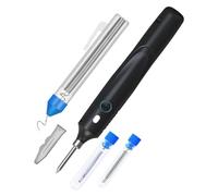 Kznifmk Ensemble de Fer à Souder Portable USB, Mini Torche à Souder pour Étudiants à Domicile, Outils de Réparation de Batterie au Lithium Sans