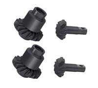 Kznifmk Ensemble D'Engrenages Coniques D'Essieu Hélicoïdal Overdrive pour Chenille RC 1/18 Redcat -18 Mises à Niveau de L'Essieu et Pièce 10T 18T
