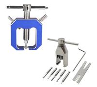 Kznifmk Ensemble D'Outils D'Extraction D'Engrenage de Pignon de Moteur, Outil D'Extraction D'Engrenage de Moteur Rc, Ensemble Universel D'Extracteur de Pignon de Moteur, Bleu