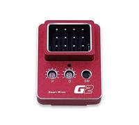 Kznifmk G2 Système Double Assistant de Dérive avec Gyroscope 8,4V Haute Tension Convient pour Voiture de Dérive RC 1/10 à Télécommande Boîtier en Aluminium B