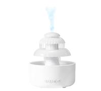Kznifmk Humidificateur Nuage de Pluie avec Veilleuse LED Couleur pour Chambre à Coucher, Bureau pour la Prévention du Séchage et L'Amélioration du Sommeil