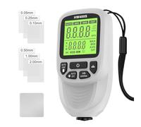 Kznifmk Jauge Numérique D'Épaisseur de Peinture de Voiture HW400S, Appareil de Mesure D'Épaisseur de Revêtement, Appareil de Mesure de Revêtement Automobile Blanc