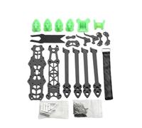 Kznifmk KIT de Cadre FPV Mark4 7 Pouces 295 mm pour Contrôle de Vol F4/F7 Série 28, Hélice de Moteur sans Balais pour Drone de Course RC-Vert
