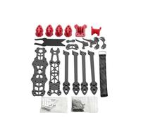 Kznifmk KIT de Cadre FPV Mark4 7 Pouces 295 mm pour Contrôle de Vol F4/F7 Série 28, Hélice de Moteur sans Balais pour Drone de Course RC-Rouge