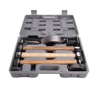 Kznifmk Kit D'Outils pour Tôlerie de Voiture 7 Pièces Kit de Réparation de Carrosserie Automobile Outils de Carrosserie Automobile Outils de Réparation de Carrosserie Automobile