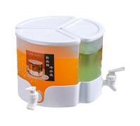 Kznifmk Machine à de Bouteille D' Froide Rotative à Compartiment pour Réfrigérateur Récipient D' Froide Théière à Jus Fendu (5,2 L)