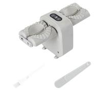 Kznifmk Machine à Fabriquer des Boulettes Antidérapantes, Presse, Outil de Fabrication de Moules, Manuel, Cuisine, Ménage, Double Tête B 1 Pièces