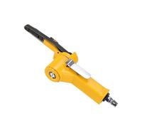Kznifmk Machine de Ponçage Pneumatique de Broyeur de Ceinture D'Air de Ponceuse de Ceinture de 3/8 Pouces pour 10x330mm