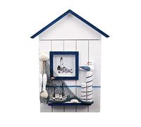 Kznifmk Méditerranéen Boîtier de Rangement en Bois Mural