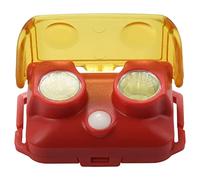 Kznifmk Mini LED Lampe Frontale 3 Mode Phare Étanche Tête Lampe Torche Lanterne avec Protction Couverture pour La Pêche De Nuit en Plein Air en Cours De Chasse