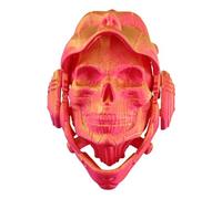 Kznifmk Modèle de Crâne de Déformation d'impression 3D, Ornements de Table, Décoration de Squelette Imprimée en 3D, Jouet Anti-Stress E