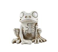 Kznifmk Modèle de Squelette de Grenouille Halloween, Statue de Squelette d'animal Réaliste, Décor de Squelette d'animal Terrifiant, Ornements de Grenouille