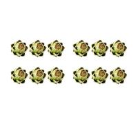 Kznifmk Paquet de 12 LéGumes et Fruits D'Artichauts Artificiels pour la DéCoration de Table de FêTe de Mariage à (Vert)
