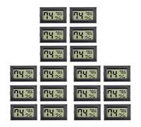 Kznifmk Paquet de 18 Mini HygromèTres HumidimèTre IntéRieur HygromèTre ThermomèTres NuméRiques Humidité avec (℉) pour Serre, Jardin