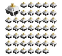 Kznifmk Penguin Switch 5 Broches 50gf Tactile Silent Switch pour Claviers Mécaniques MX Idéal pour la Frappe, Pack de 45 Pièces