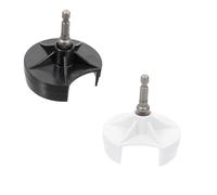 Kznifmk Poignée de Machine à Tricoter à Deux Pièces en ABS Blanc, Machine à Tricoter Électrique, Perceuse de Machine à Tricoter, Machine à Tricoter Automatique avec Alimentation.