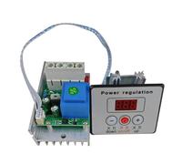 Kznifmk Régulateur de Puissance à Thyristor 10000 W Régulateur de Tension SCR Régulateur de Tension Numérique Électronique Haute Puissance AC 220 V