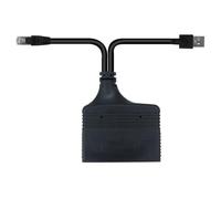 Kznifmk Répartiteur Ethernet 1 à 4 Gigabit Répartiteur RJ45 Répartiteur de Câble Réseau Répartiteur de Réseau LAN Haute Vitesse 1000 Mbps Mâle Installation Facile Facile à Utiliser