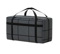 Kznifmk Sac de Rangement pour Couettes pour Vêtements de Grande Capacité, Sac de Rangement Mobile, Sac à Bagages Portable Anti-Poussière 90L