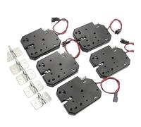 Kznifmk Serrures de Porte 5 Pièces DC 12 V Petite Serrure Électromagnétique Vente Automatique Contrôle Électrique Mini Porte D'Armoire Serrure Électronique Facile à Installer