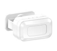 Kznifmk Sonnette de Bienvenue à Induction Infrarouge Carillon de Porte Sans Détecteur de Mouvement Alarme Magasin Bureau Blanc