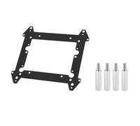 Kznifmk Support de Disque Dur de Ventilateur de 12 cm Support de Disque Dur SSD de 3,5 Pouces Support D'Empilage Multicouche Étendu Accessoires de Pièces D'Ordinateur