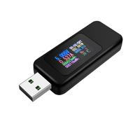 Kznifmk Testeur USB 10 en 1, Voltmètre Numérique DC, Ampèremètre, Courant, Tension, Ampèremètre, Détecteur, Chargeur de Banque D'Alimentation