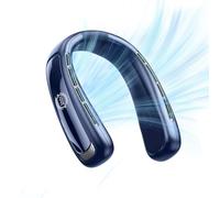 Kznifmk Ventilateur de Cou Portable Rechargeable de 5 200 MAh : Climatiseur Personnel à 5 Vitesses, sans Lame et Léger pour et Femmes, Installation Facile, Facile à Utiliser