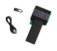 Kznifmk Ventilateur Portatif 50E, Souffleur D'Air Violent pour Voiture, Moteur Sans Balais de 50mm, Puissant Souffleur de Poussière Électrique Noir et Vert