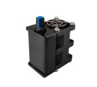 Kznifmk Ventilateur Puissant avec Boîtier Noir Module de Commande Ventilateur Violent Refroidissement Soufflage Module de Soudure et D'Évacuation des Fumées Facile à Utiliser