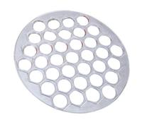 Kznifmk Wonton Machine Dumpling Moule 37 Trous en Alliage D'Aluminium Dumplings Métal Dumpling Faisant Moule Cuisine Wonton Cutter Outil,A