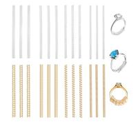 Kzouenzu 24 Pcs Ajusteur Bague Invisible Set [Lot De 4 Tailles], Ajusteurs Pour Bagues, Ajusteurs D'anneaux En Spirale, Pour Femme Homme, Convient Pour Ajuster Des Anneaux De Différentes Tailles