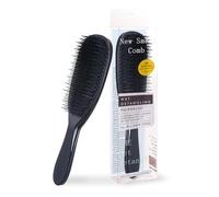 Kzouenzu Wet Detangler Brosse À Cheveux, Brosse À Cheveux Démêlante, Brosse A Cheveux Demelante, Cheveux Humides & Secs [Noir]