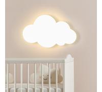 KZT Applique murale Intérieur LED Chambre d'enfant Veilleuse 3000K Blanc Chaud Acrylique Applique Murale Cartoon Lampe Nuage Moderne Garçon Fille Lampe de chevet pour Chambre de Bébé Décoratif