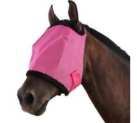 KZWT Masque anti-mouches pour cheval, avec protection UV, couverture intégrale en maille fine offrant une meilleure vision et une meilleure circulation de l'air pour le cheval
