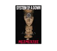 KZXBOCXHV Impression sur toile « System of A Down Mezmerize » - Décoration murale rétro - 40 x 60 cm - Style rétro - Sans cadre