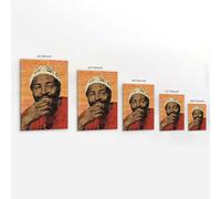 KZXBOCXHV Marvin Gaye - Impression sur toile murale style rétro encadré pour maison, salle de sport, bureau, chambre à coucher, 20 x 30 cm