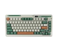 KZZI K75 PRO RGB 75% Clavier mécanique sans fil, triple mode BT5.0/2.4G/USB-C 82 touches, clavier de jeu remplaçable à chaud avec bouton et indicateur d'alimentation